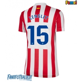 Atletico Madrid Clement Lenglet #15 Tricou Fotbal Replică 2025-26 Femei Acasa